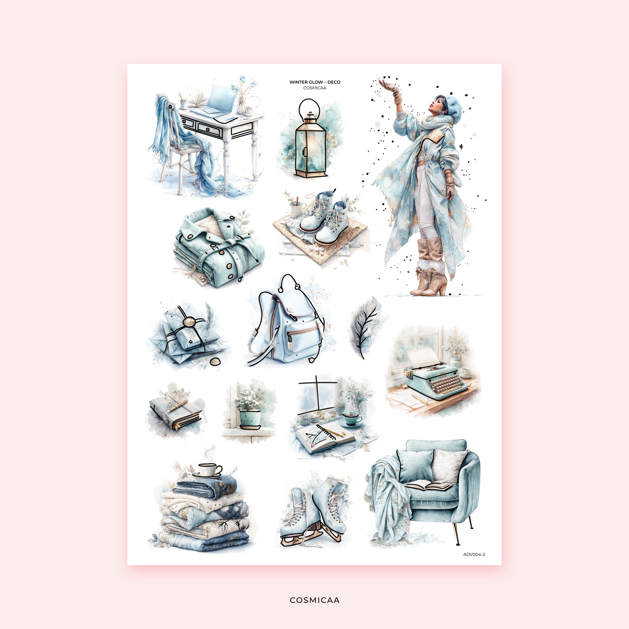 Winter Glow - Stickers