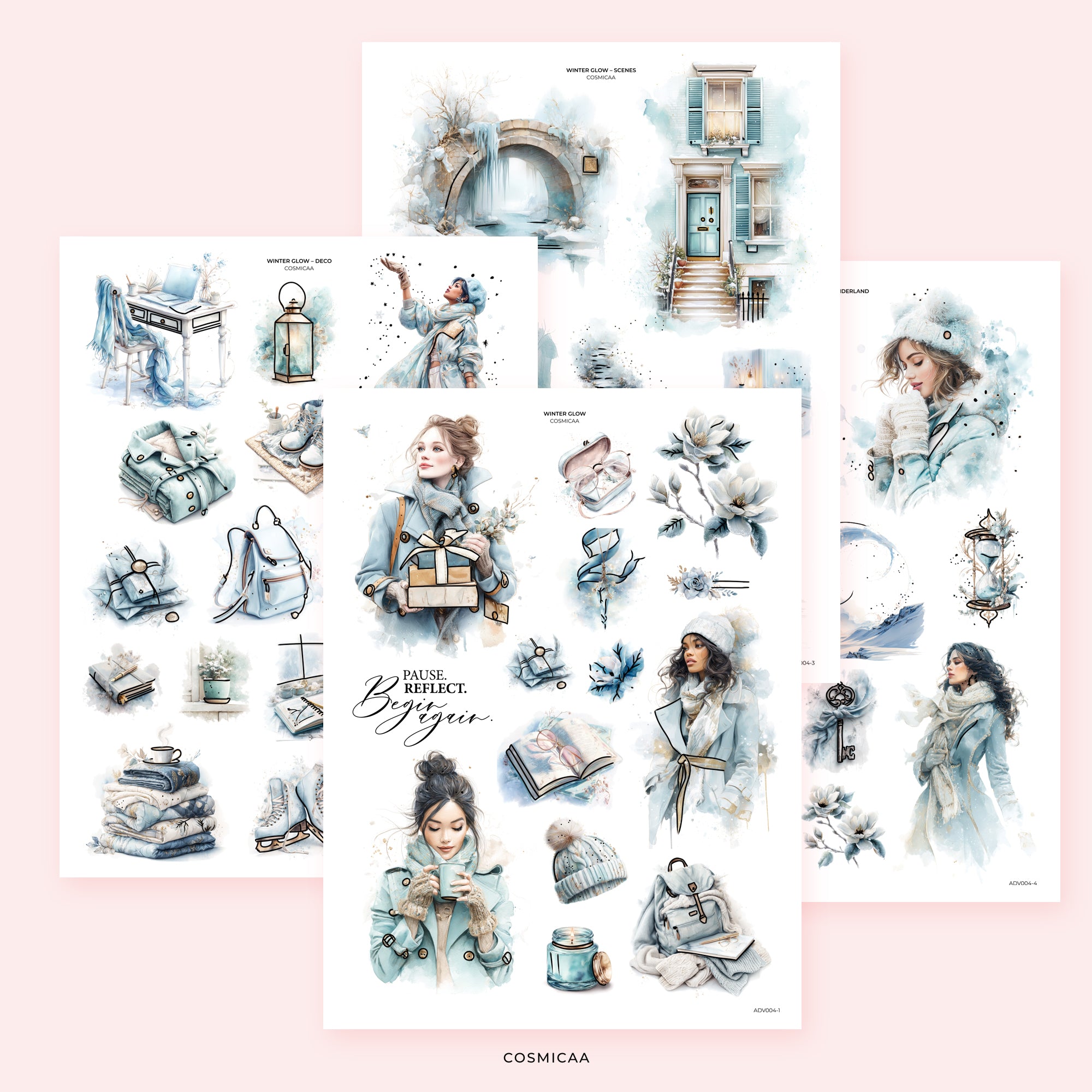 Winter Glow - Stickers