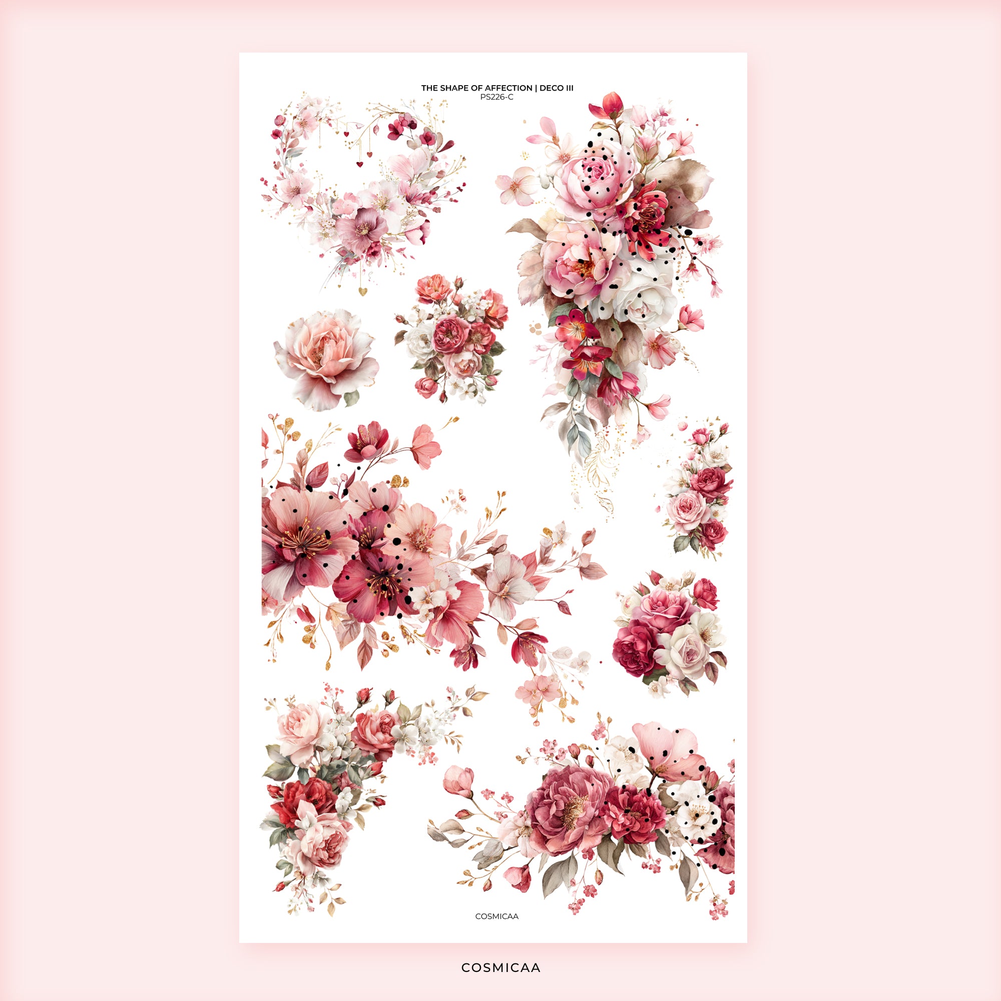 The Shape of Affection - Stickers