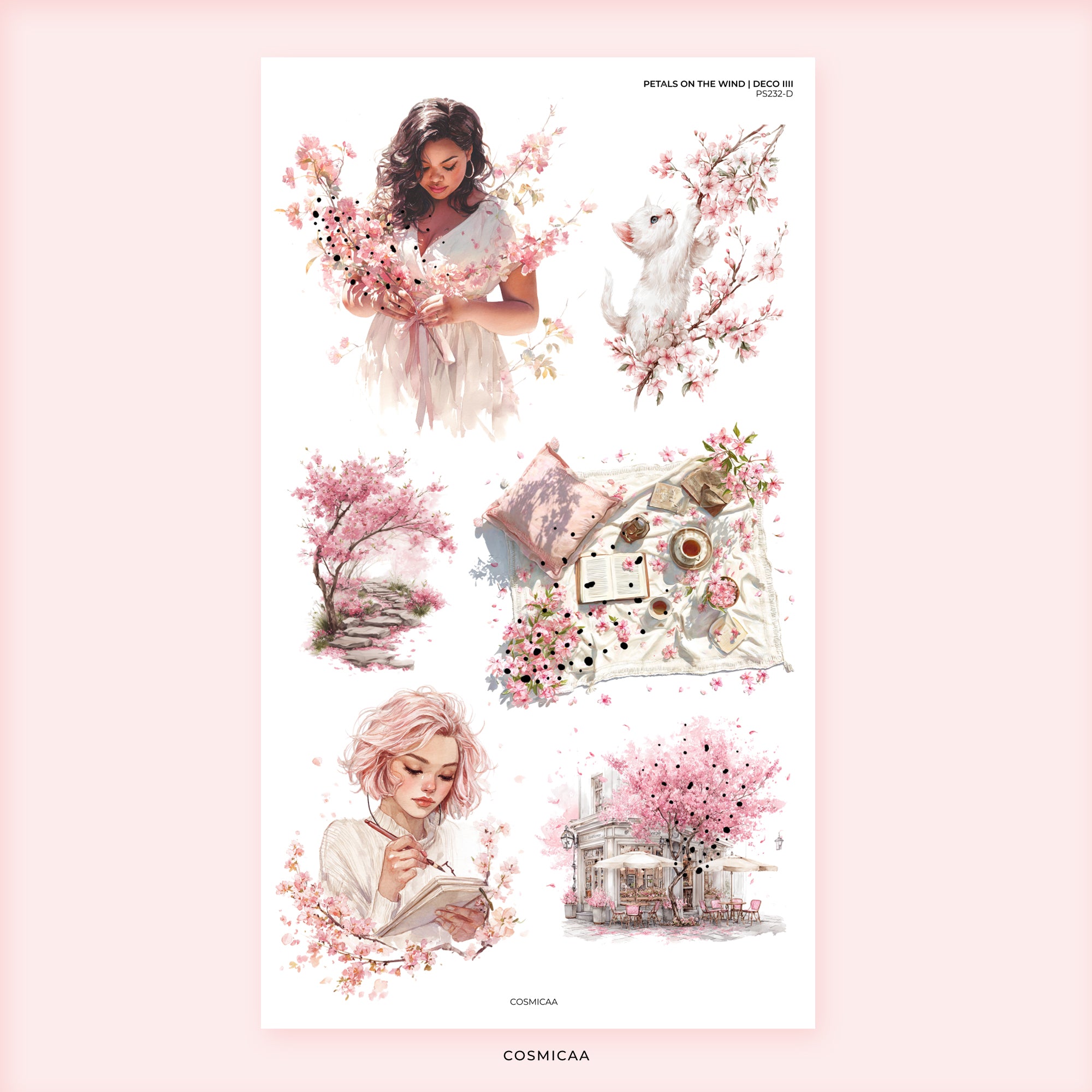 Petals on the Wind - Stickers