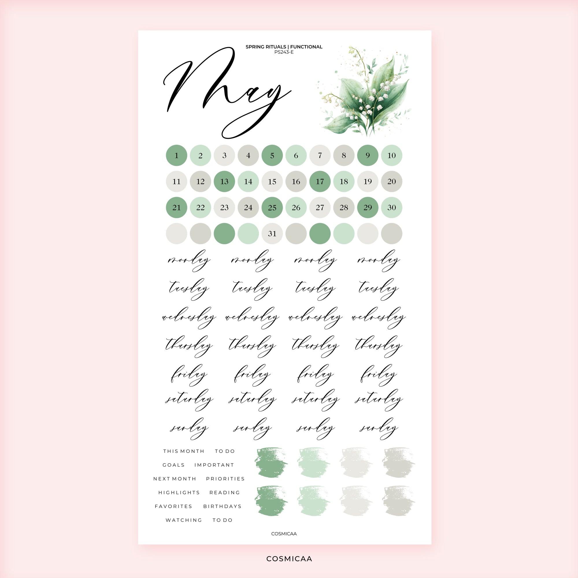 Spring Rituals - Stickers