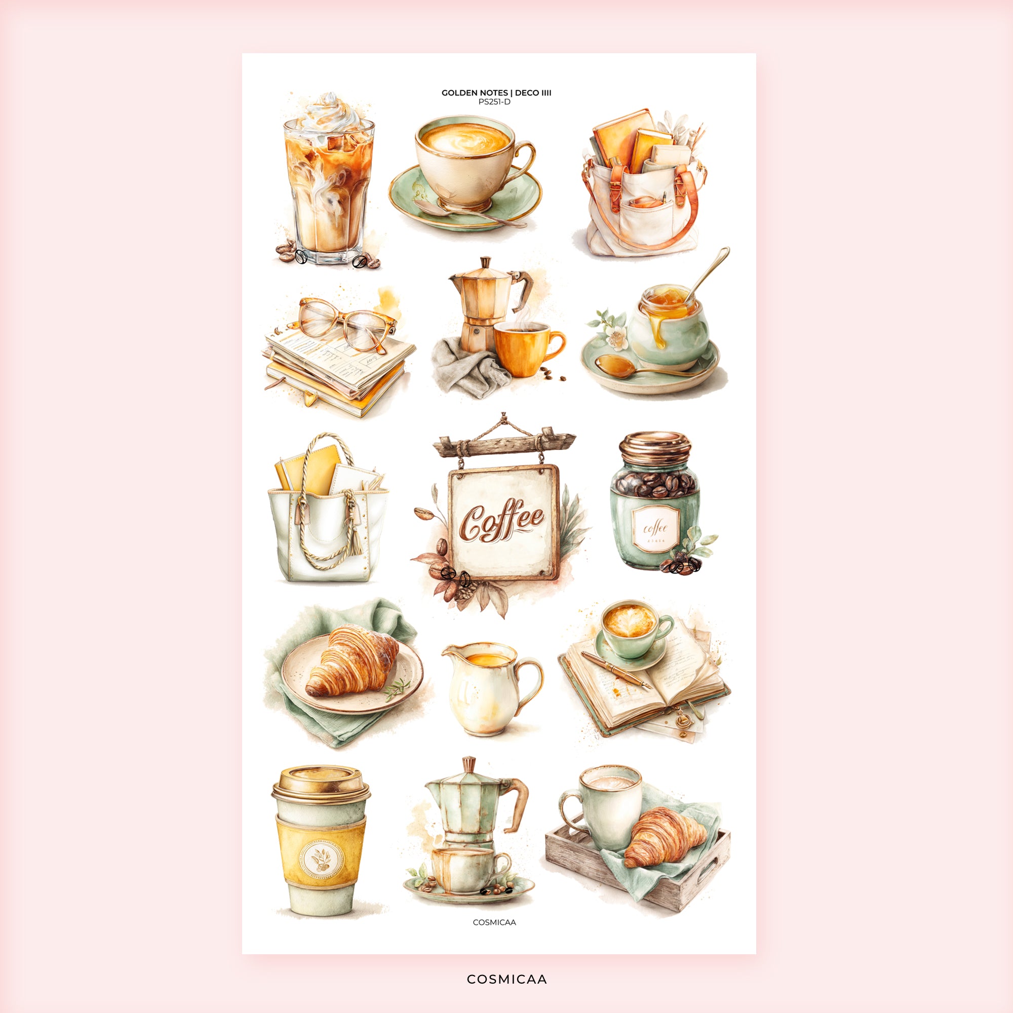 Golden Notes - Stickers