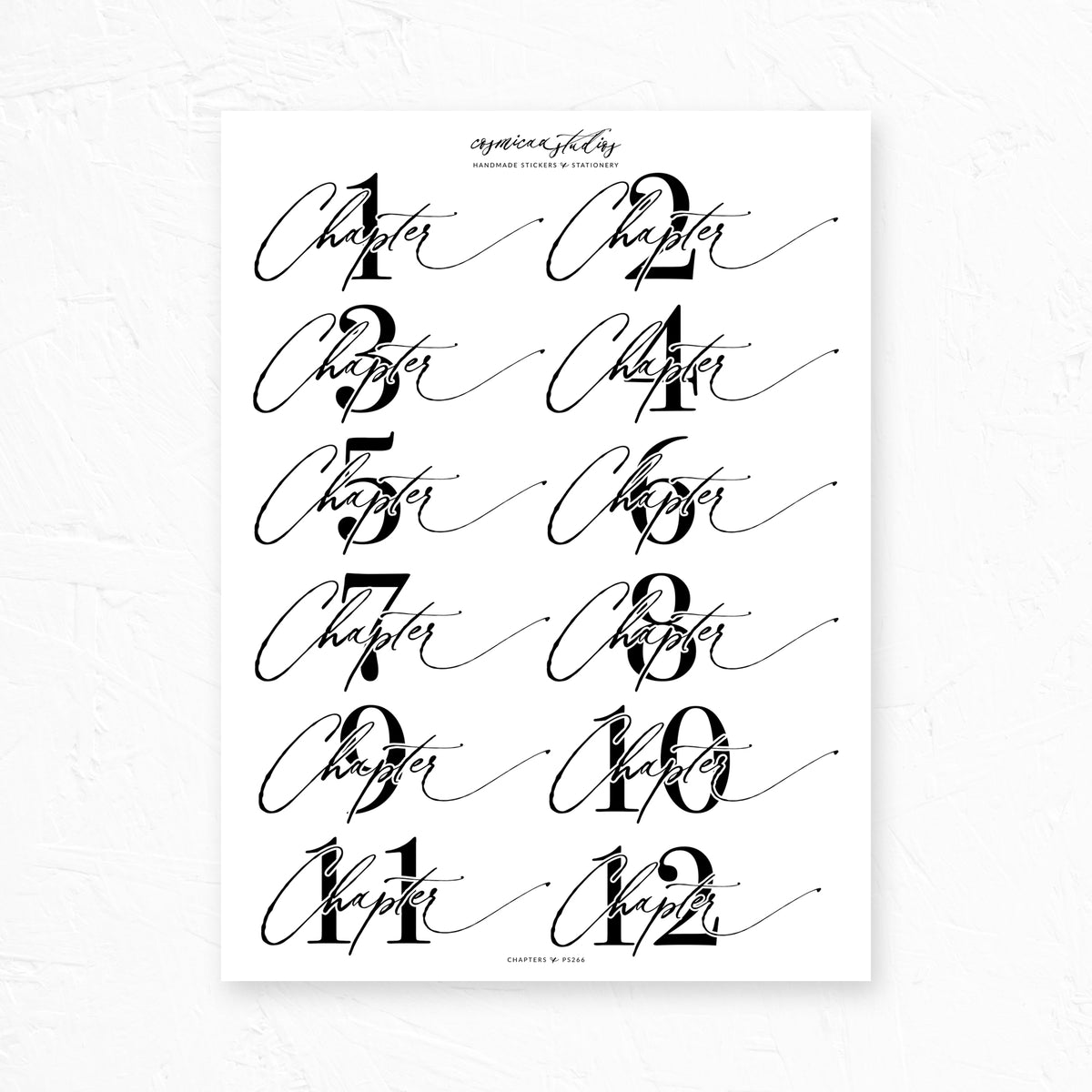 Chapters - Stickers