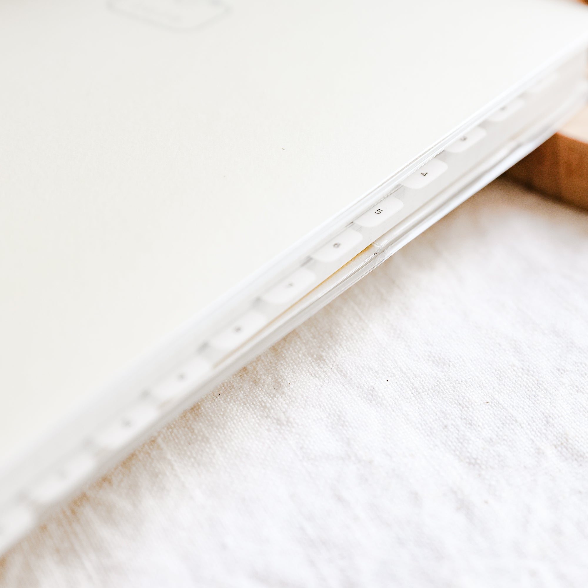 Nano Vellum Tabs - Numbered - Planner tabs