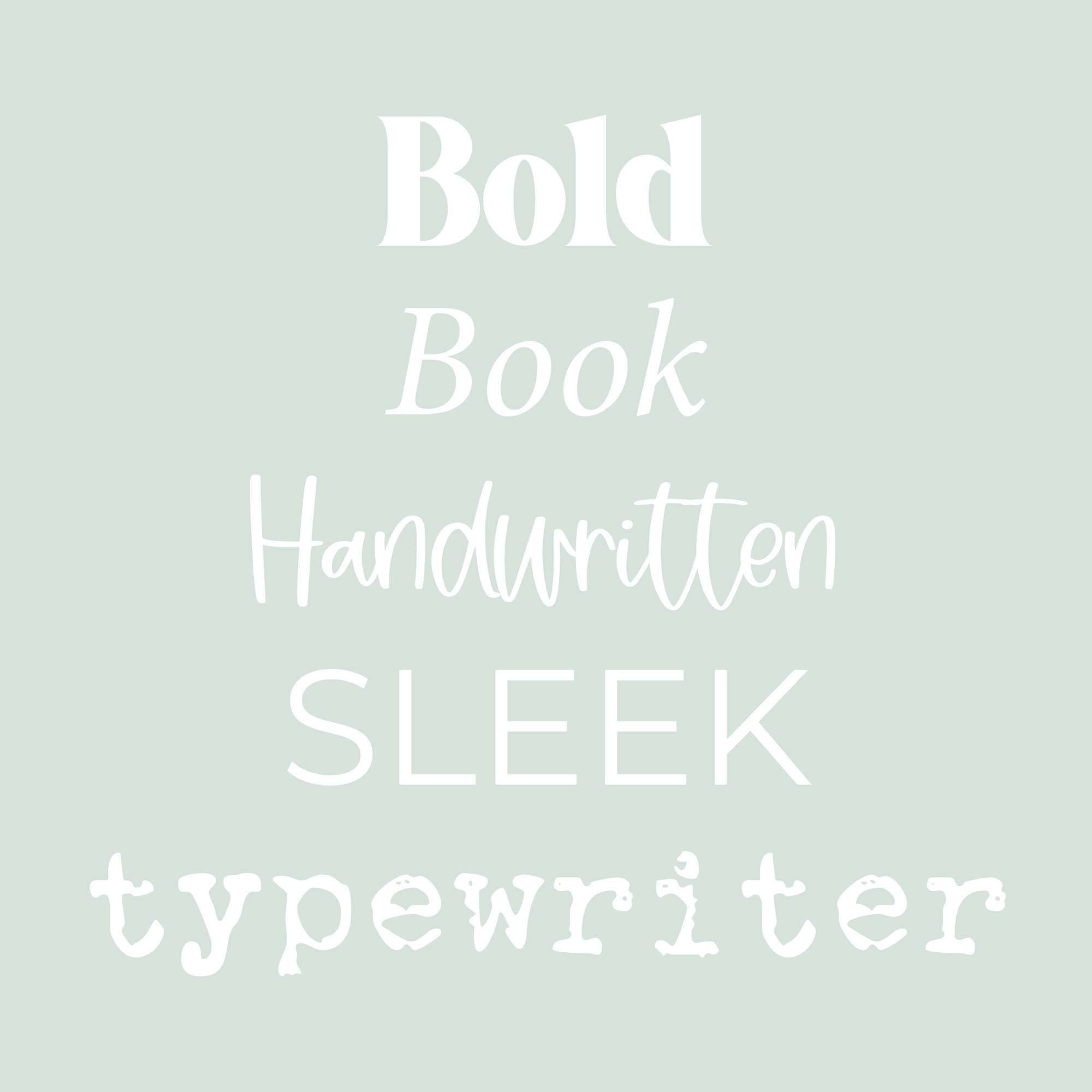 Month scripts - Planner stickers