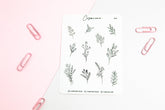 Floral Stickers  - Planner Stickers - Cosmicaa