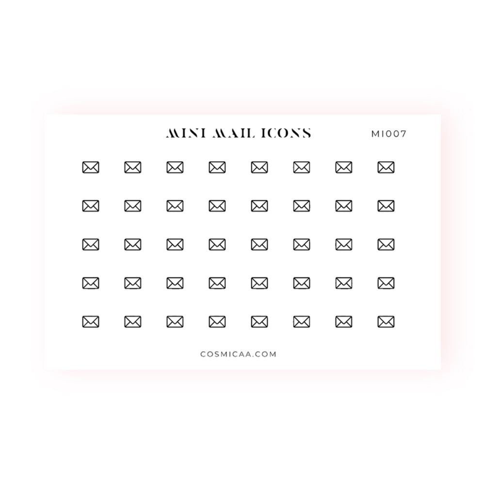 Mini Mail Icons - Planner stickers