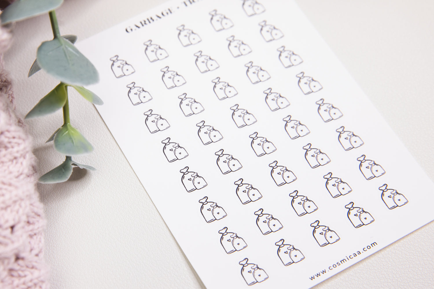 Garbage / Trash - Planner Stickers