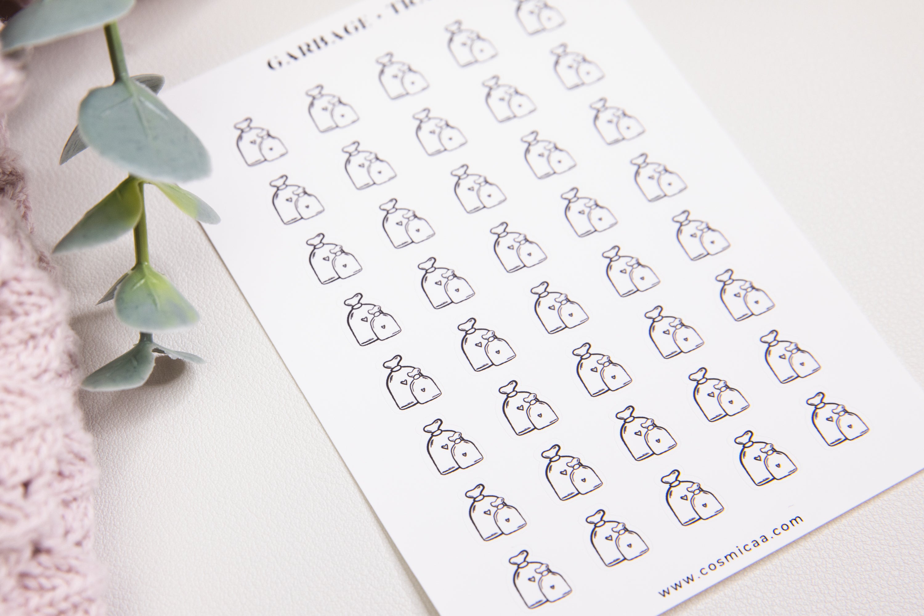 Garbage / Trash - Planner Stickers