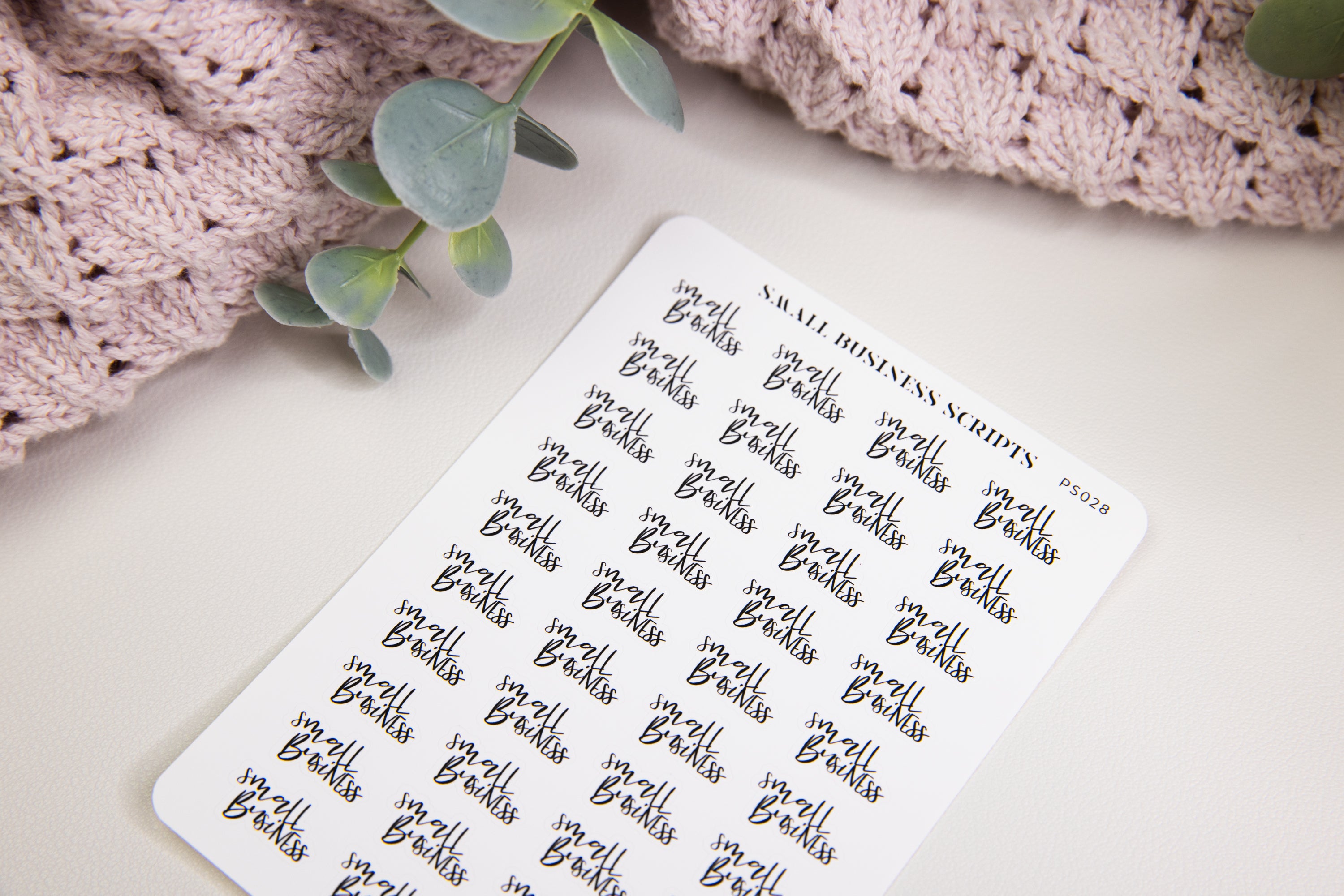 Small Business Scripts - Planner Stickers