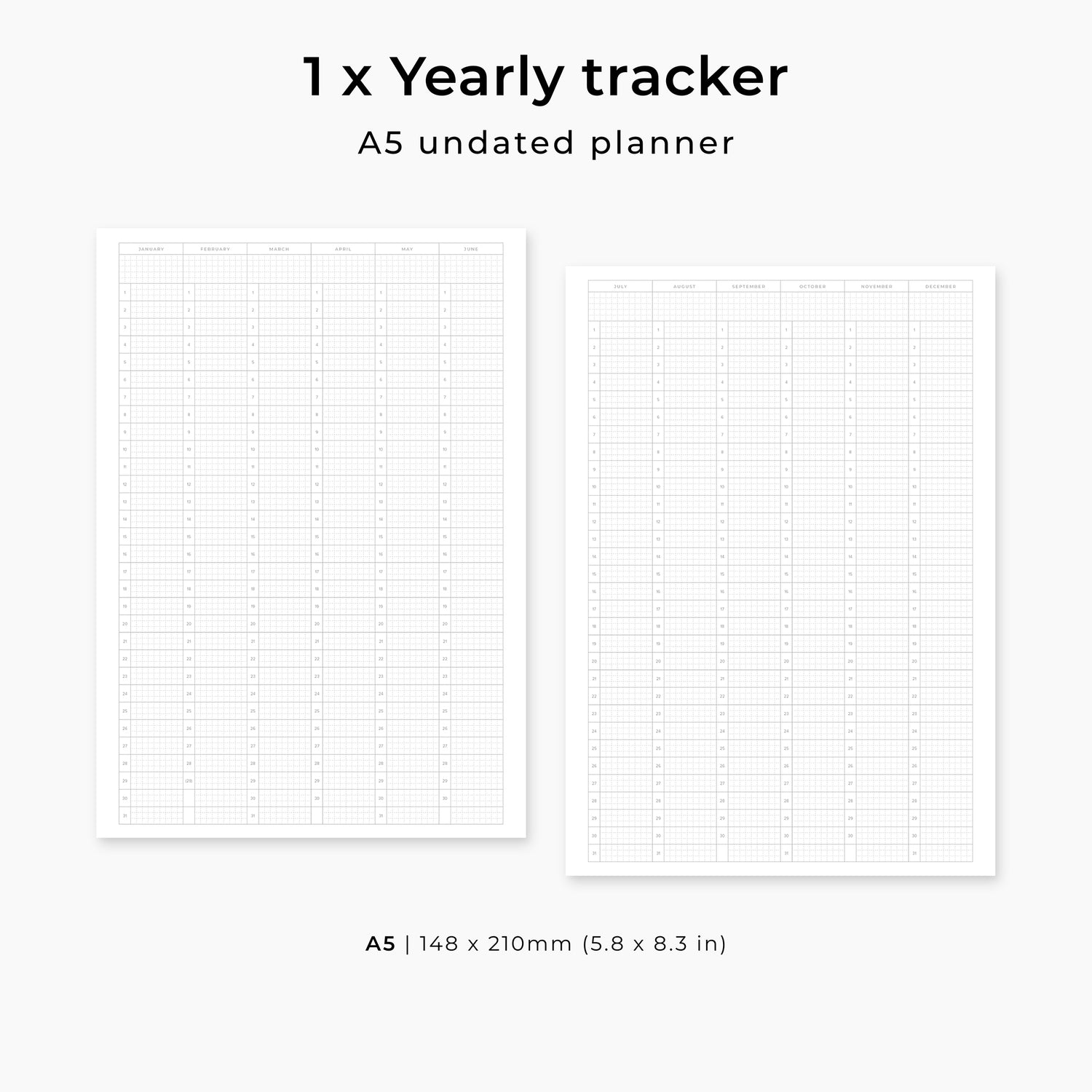 A5 Undated | The Essential Planner (PREORDER)