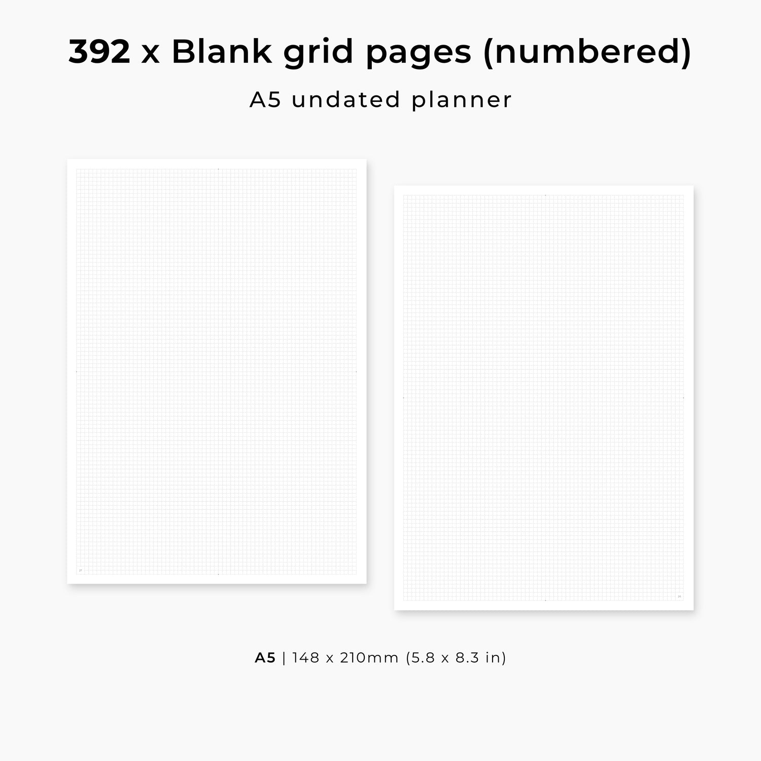 A5 Undated | The Essential Planner (PREORDER)