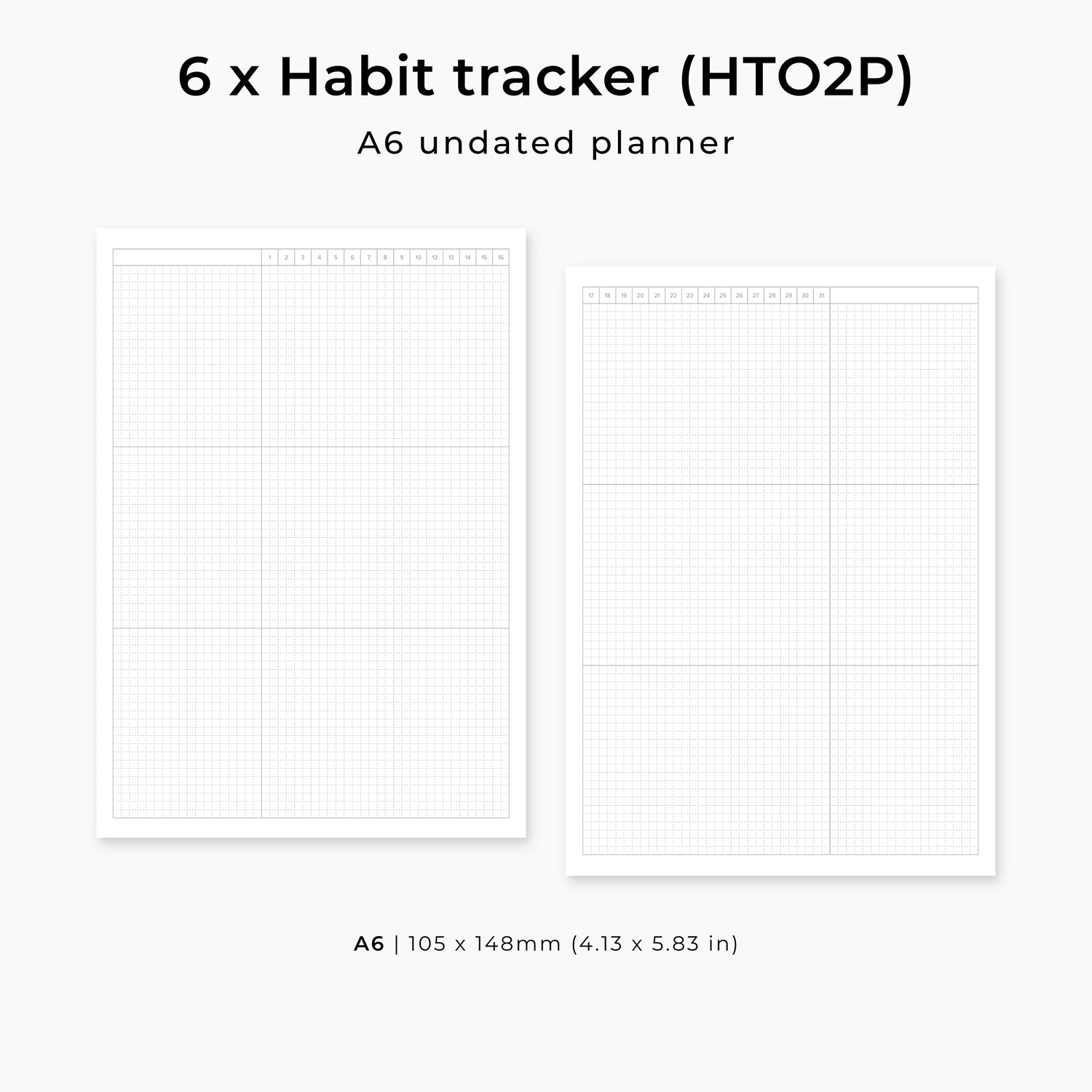 A6 Undated | The Essential Planner (PREORDER)