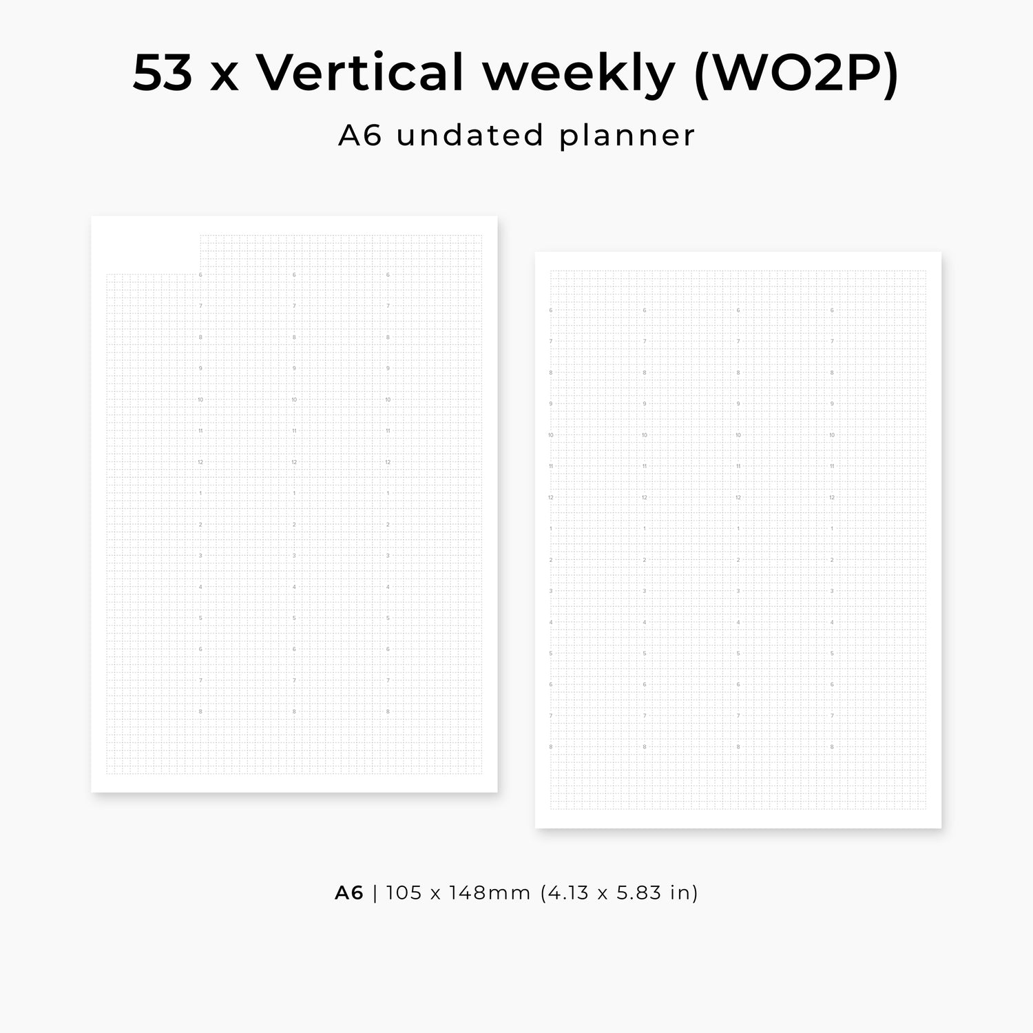 A6 Undated | The Essential Planner (PREORDER)