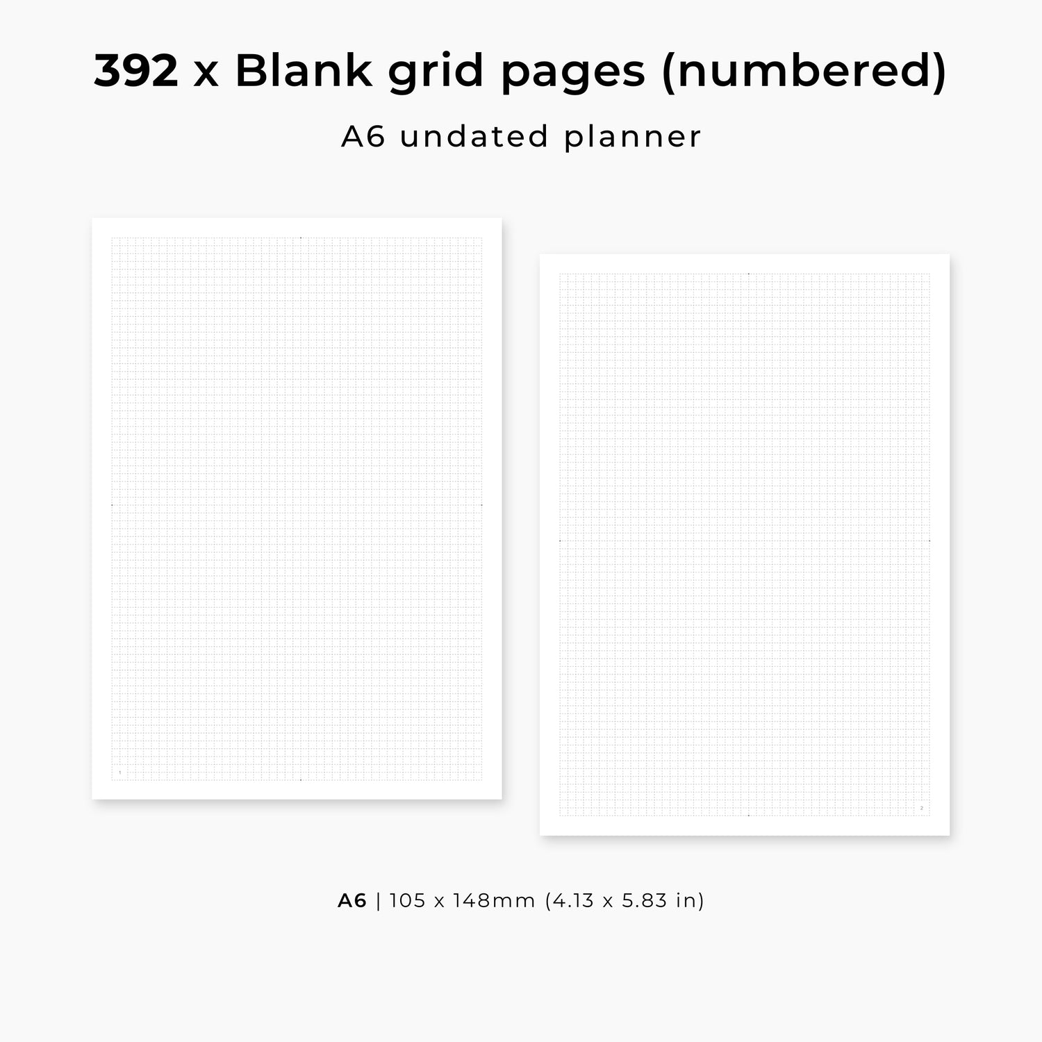 A6 Undated | The Essential Planner (PREORDER)