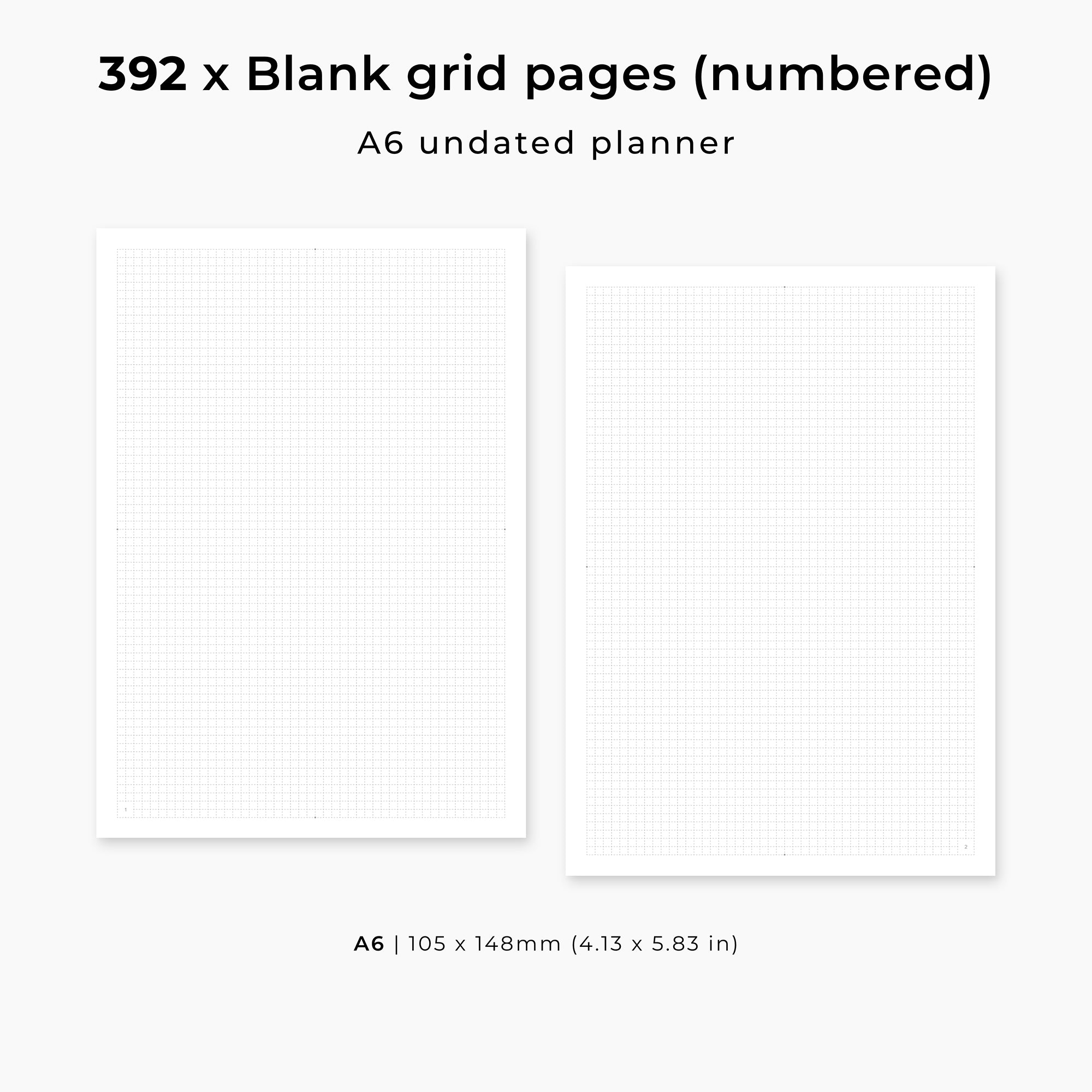 A6 Undated | The Essential Planner