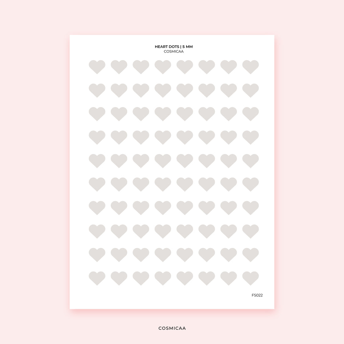 Heart dots - Planner Stickers