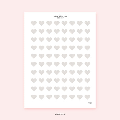 Heart dots - Planner Stickers