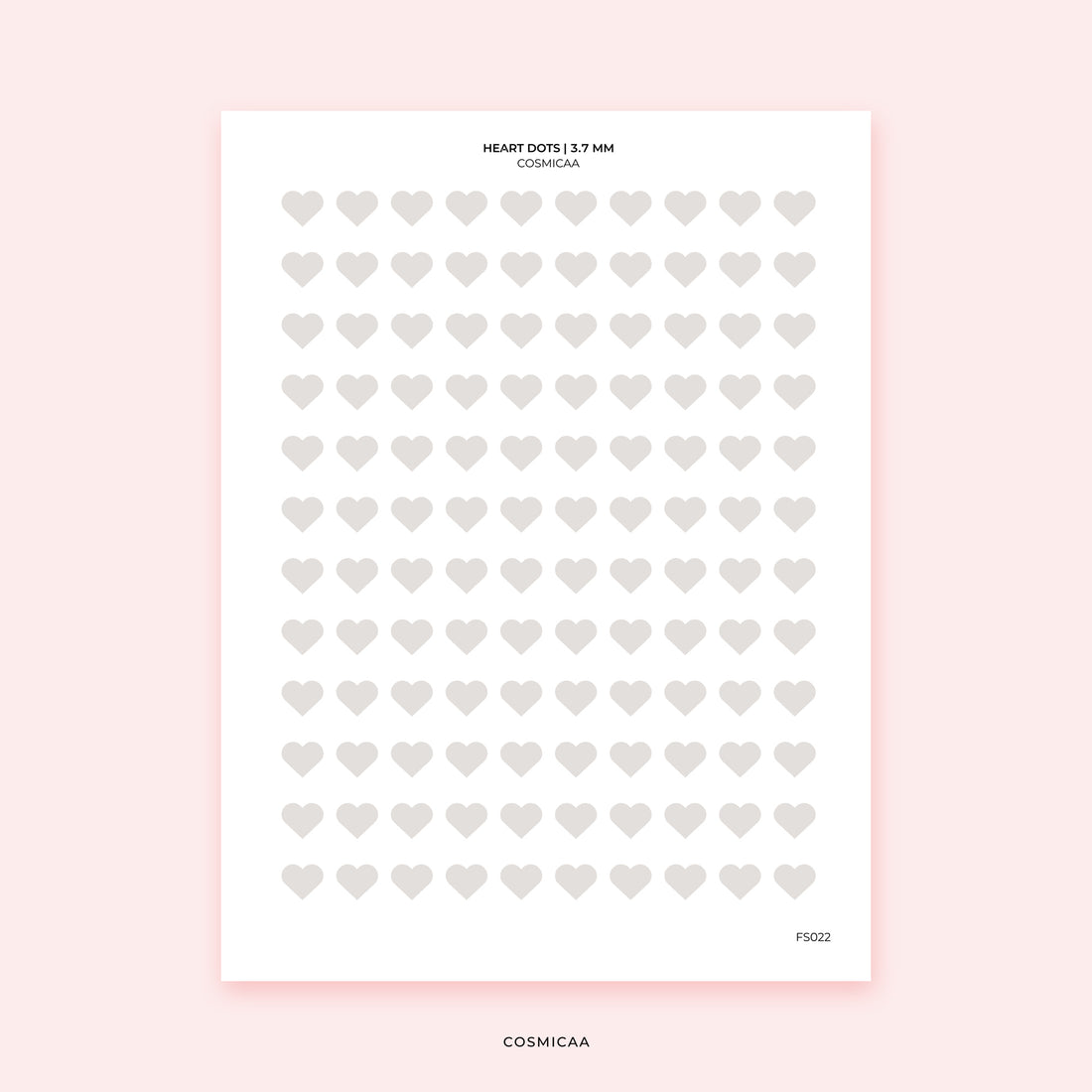 Heart dots - Planner Stickers