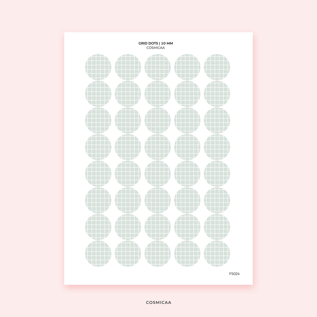 Grid Dots - Stickers