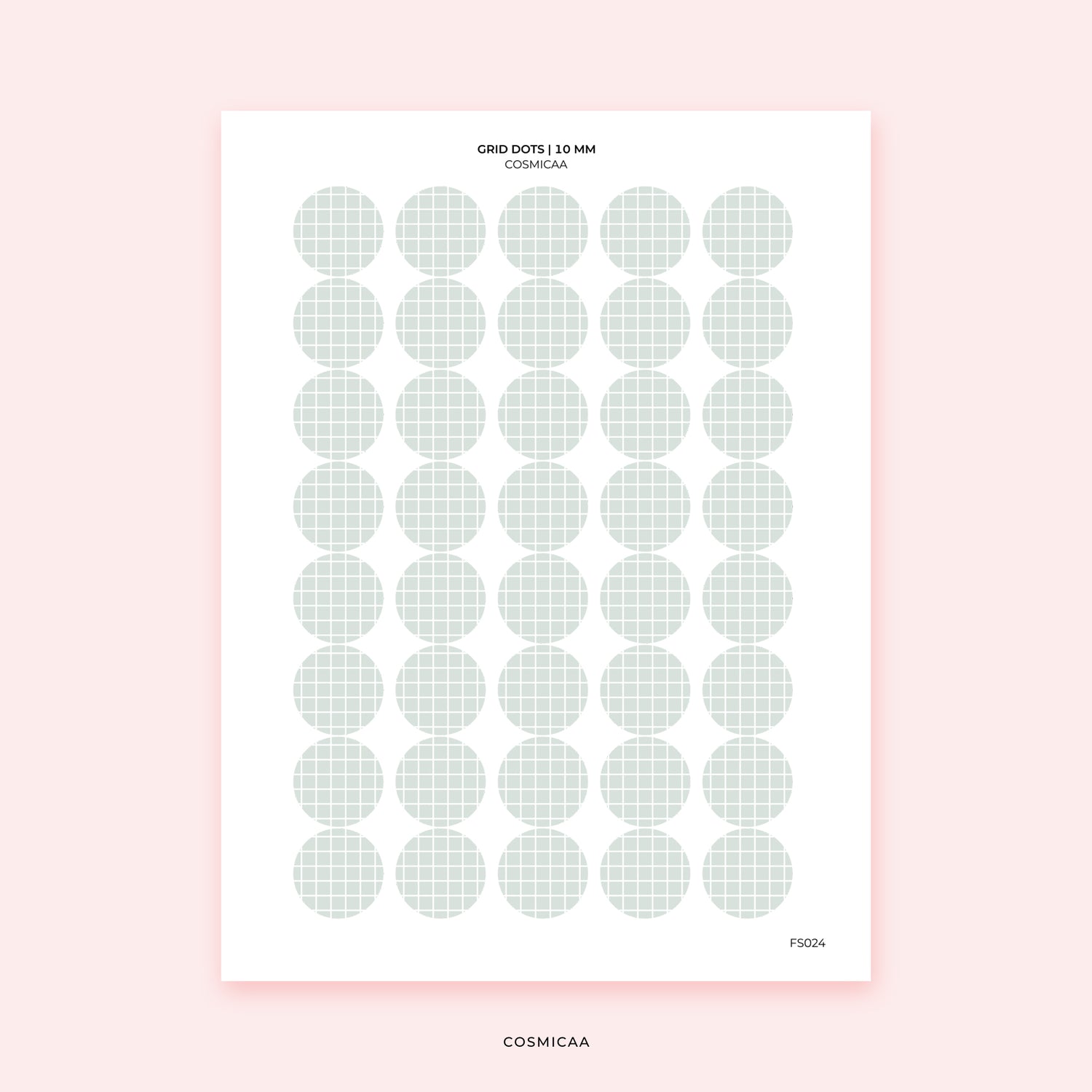 Grid Dots - Stickers