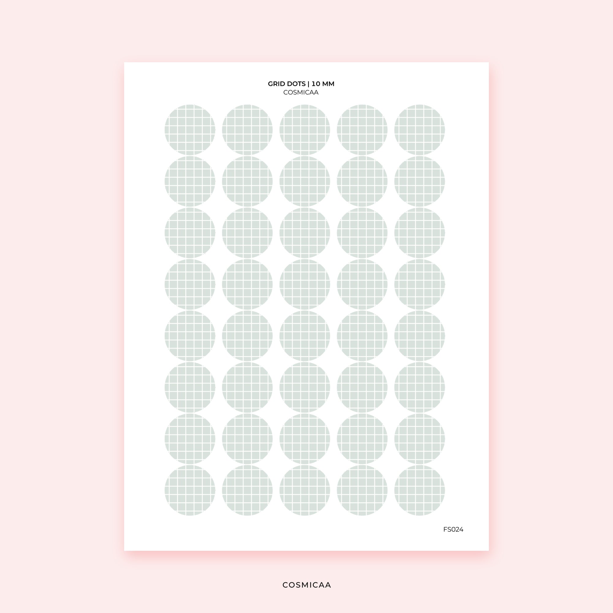 Grid Dots - Stickers