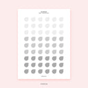 Dot Teardrops - Planner stickers