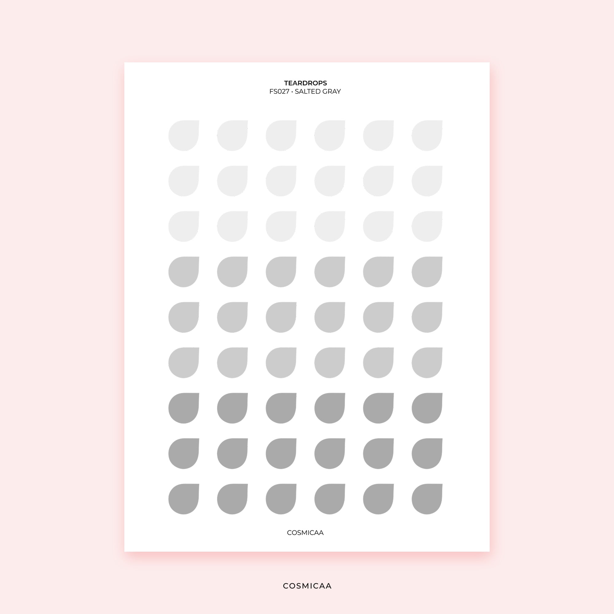 Dot Teardrops - Planner stickers