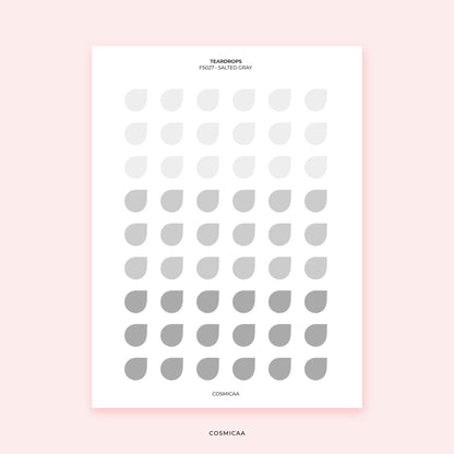 Dot Teardrops - Planner stickers