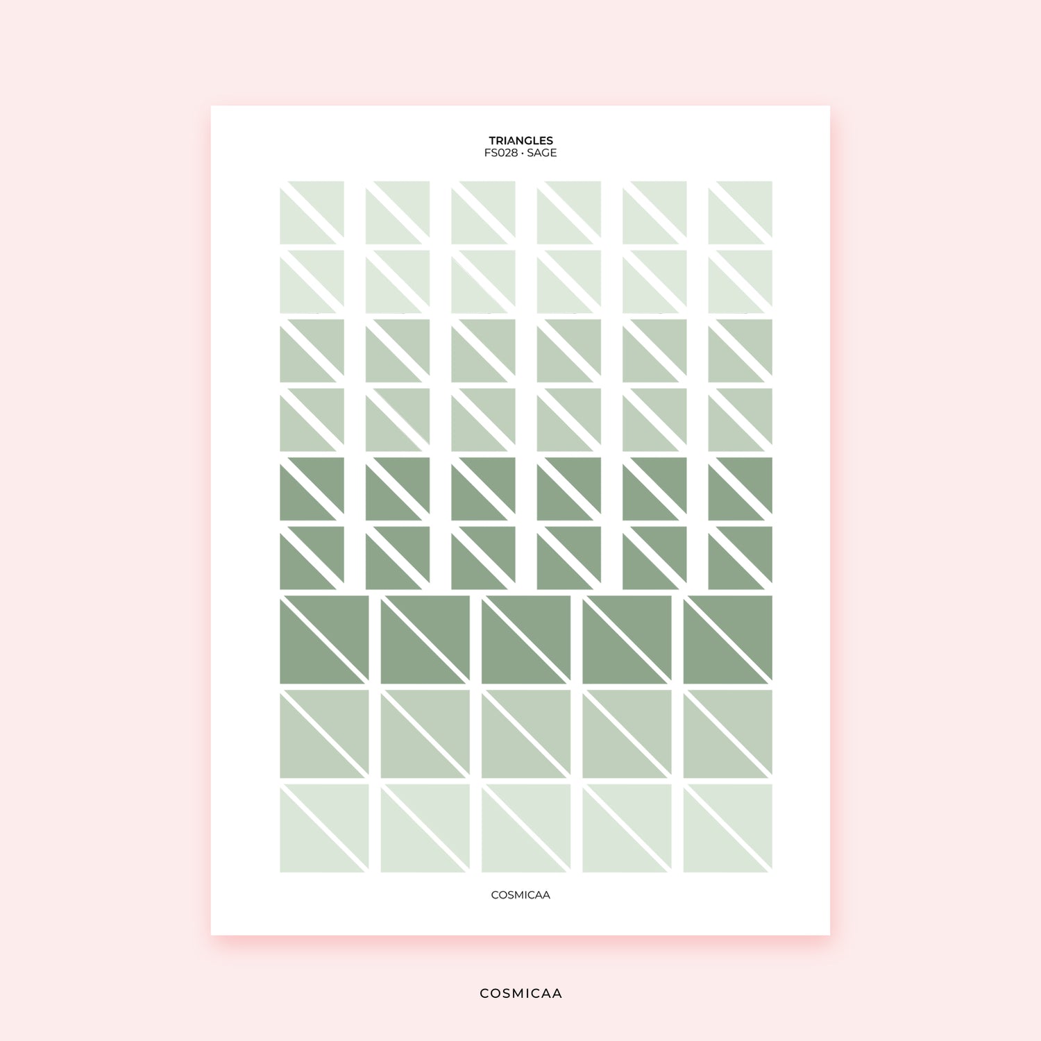 Dot Triangles - Planner stickers