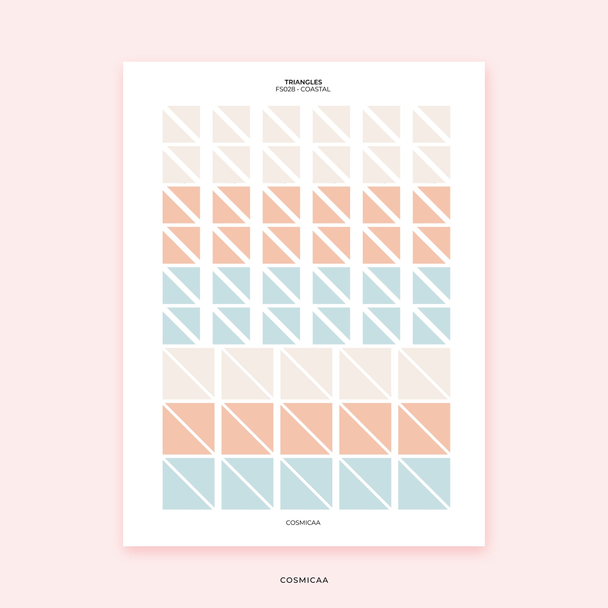 Dot Triangles - Planner stickers