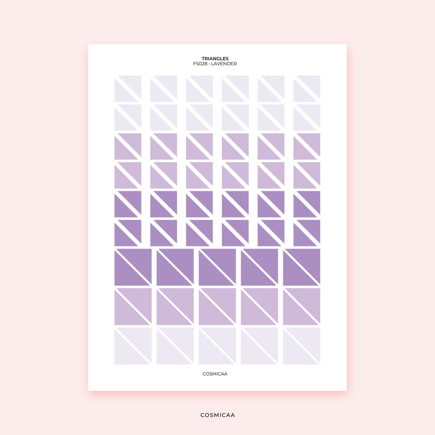 Dot Triangles - Planner stickers