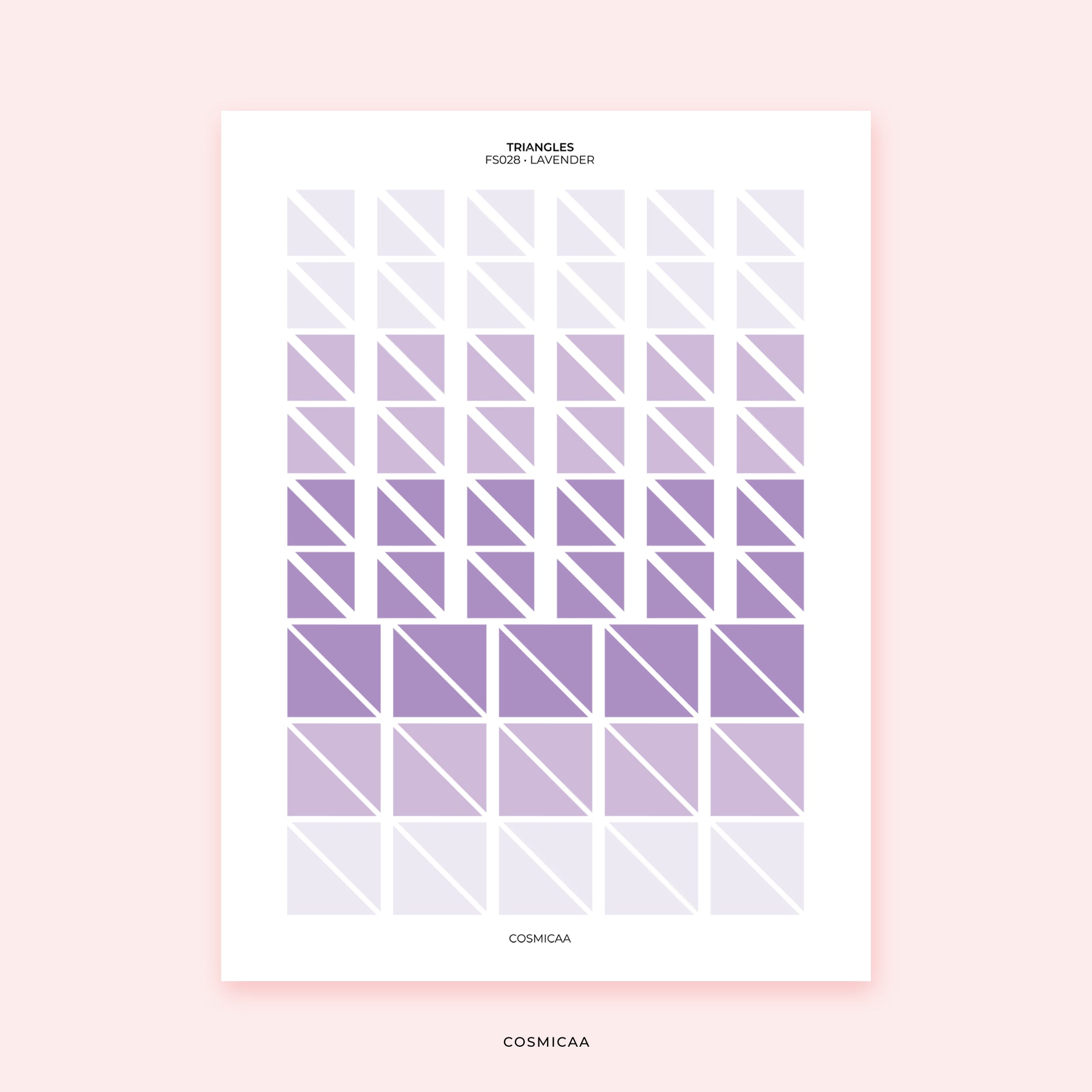 Dot Triangles - Planner stickers