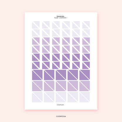 Dot Triangles - Planner stickers