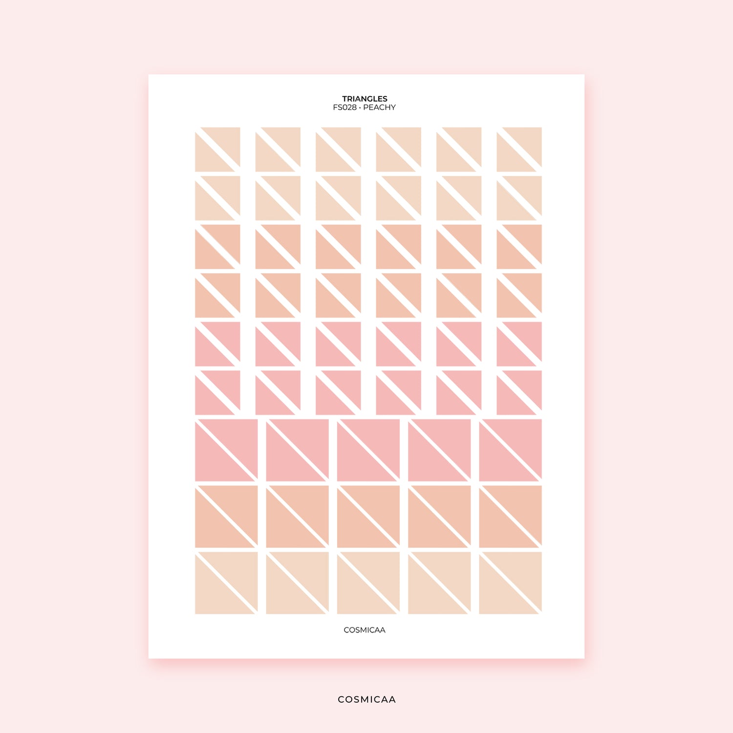 Dot Triangles - Planner stickers