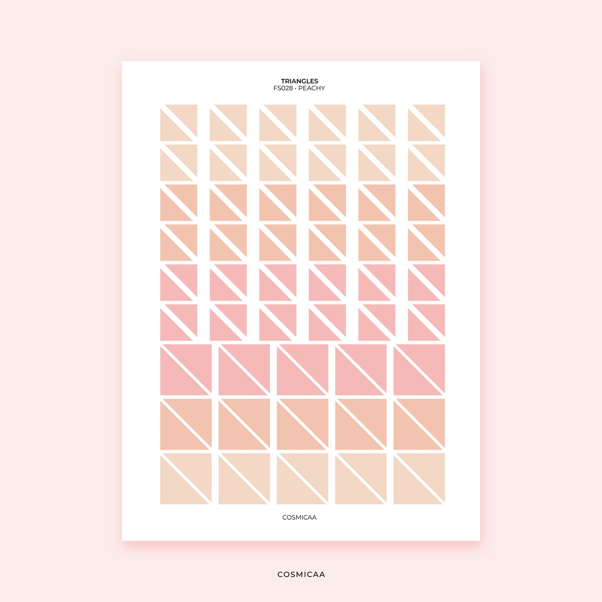 Dot Triangles - Planner stickers