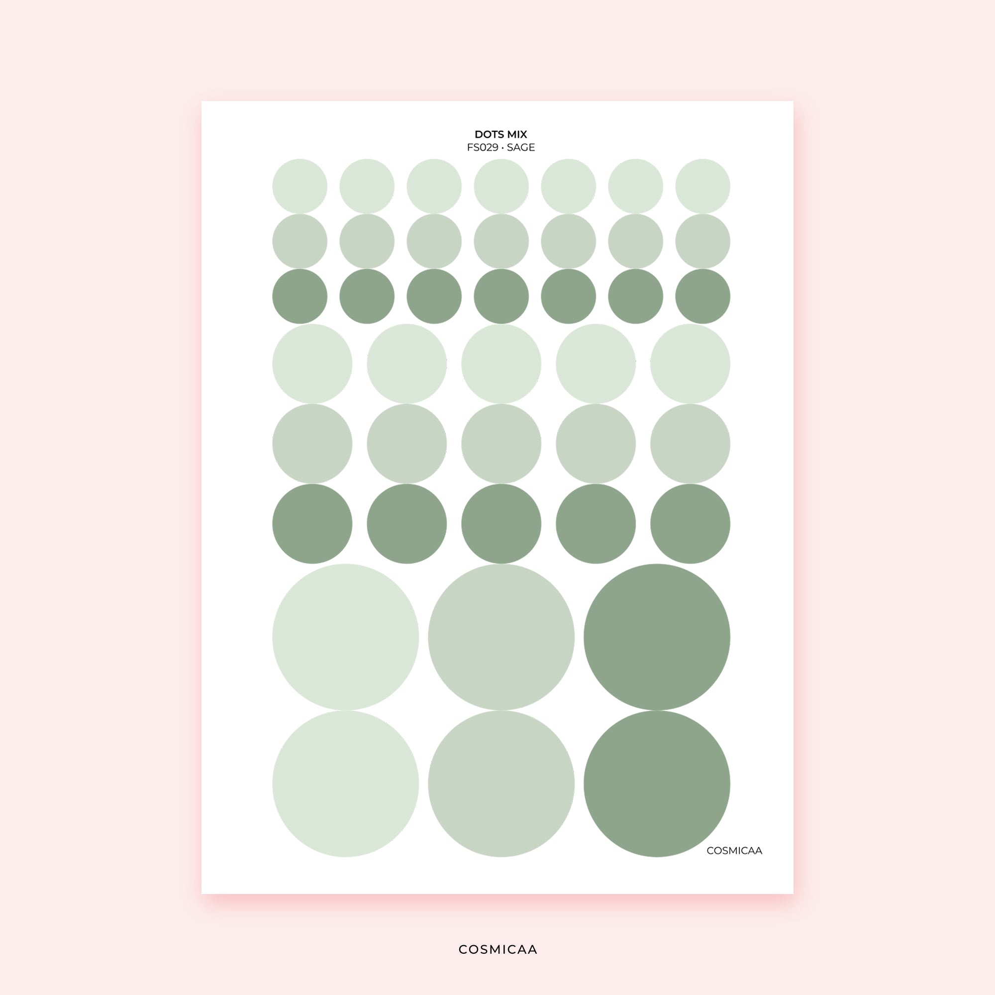 Dot Mix - Planner stickers
