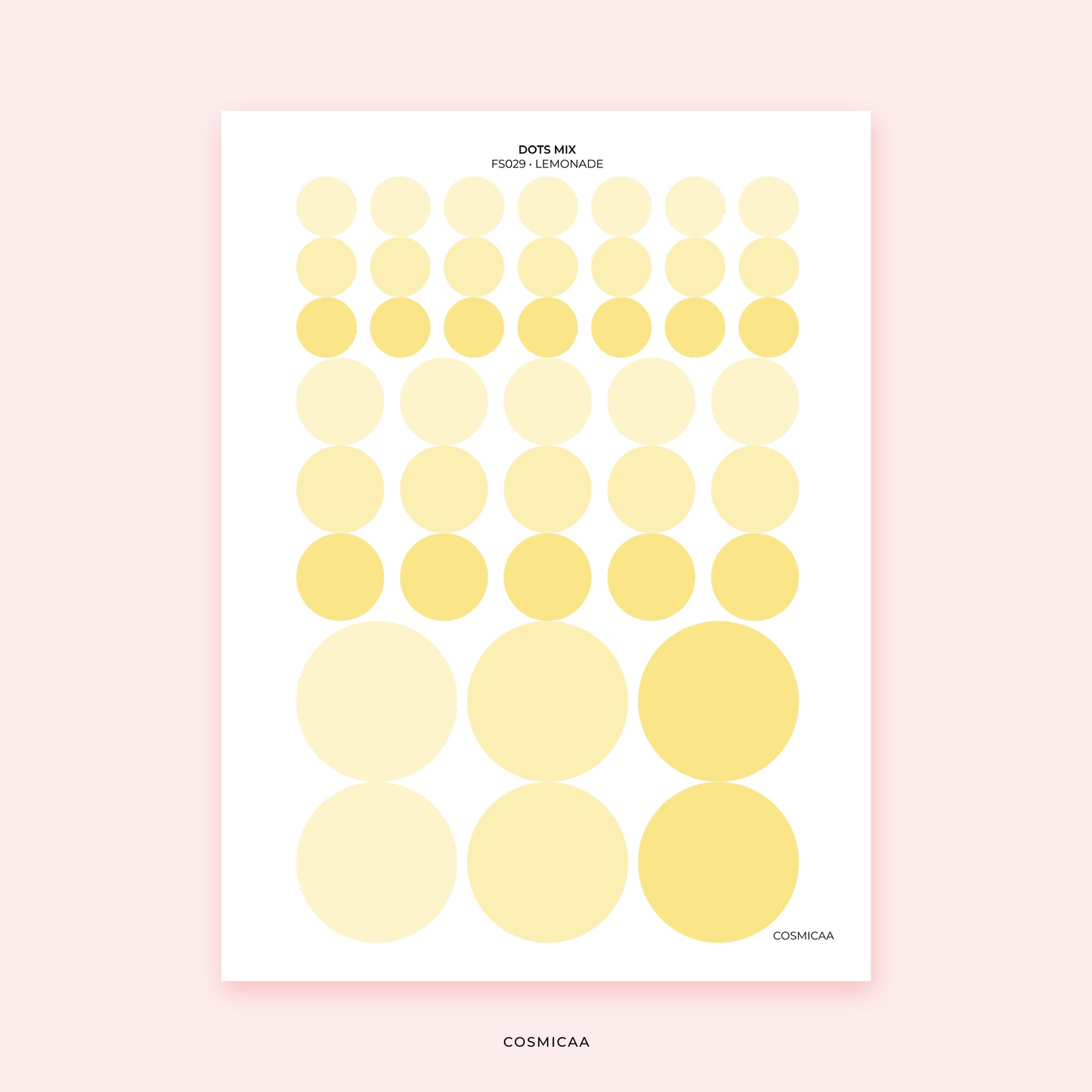 Dot Mix - Planner stickers