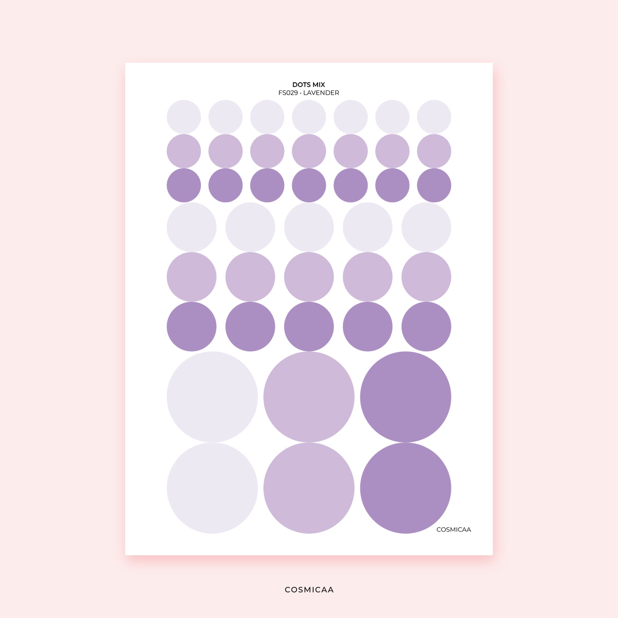 Dot Mix - Planner stickers