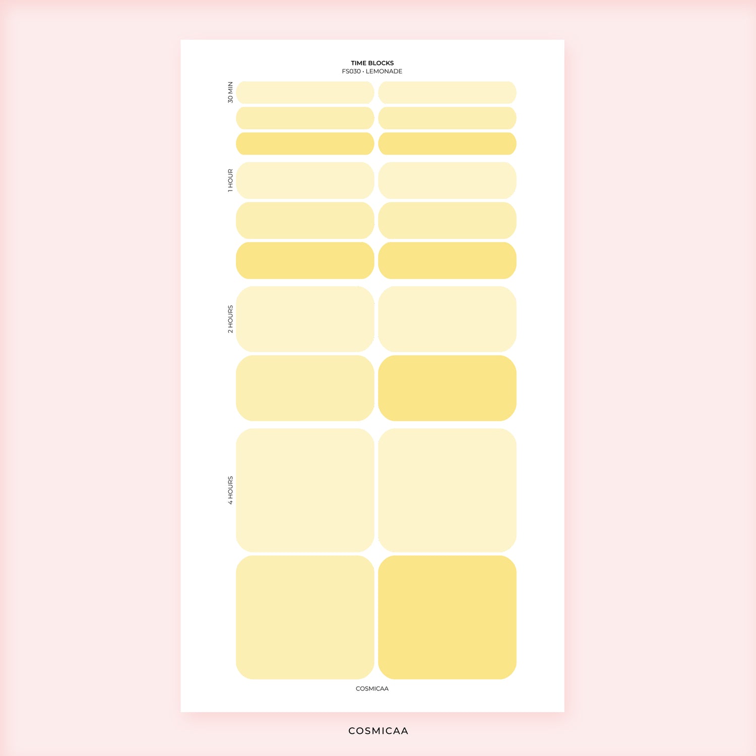 Time Block - Planner stickers