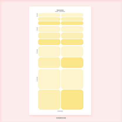 Time Block - Planner stickers