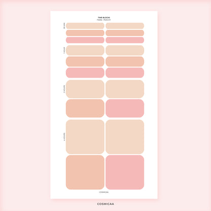 Time Block - Planner stickers