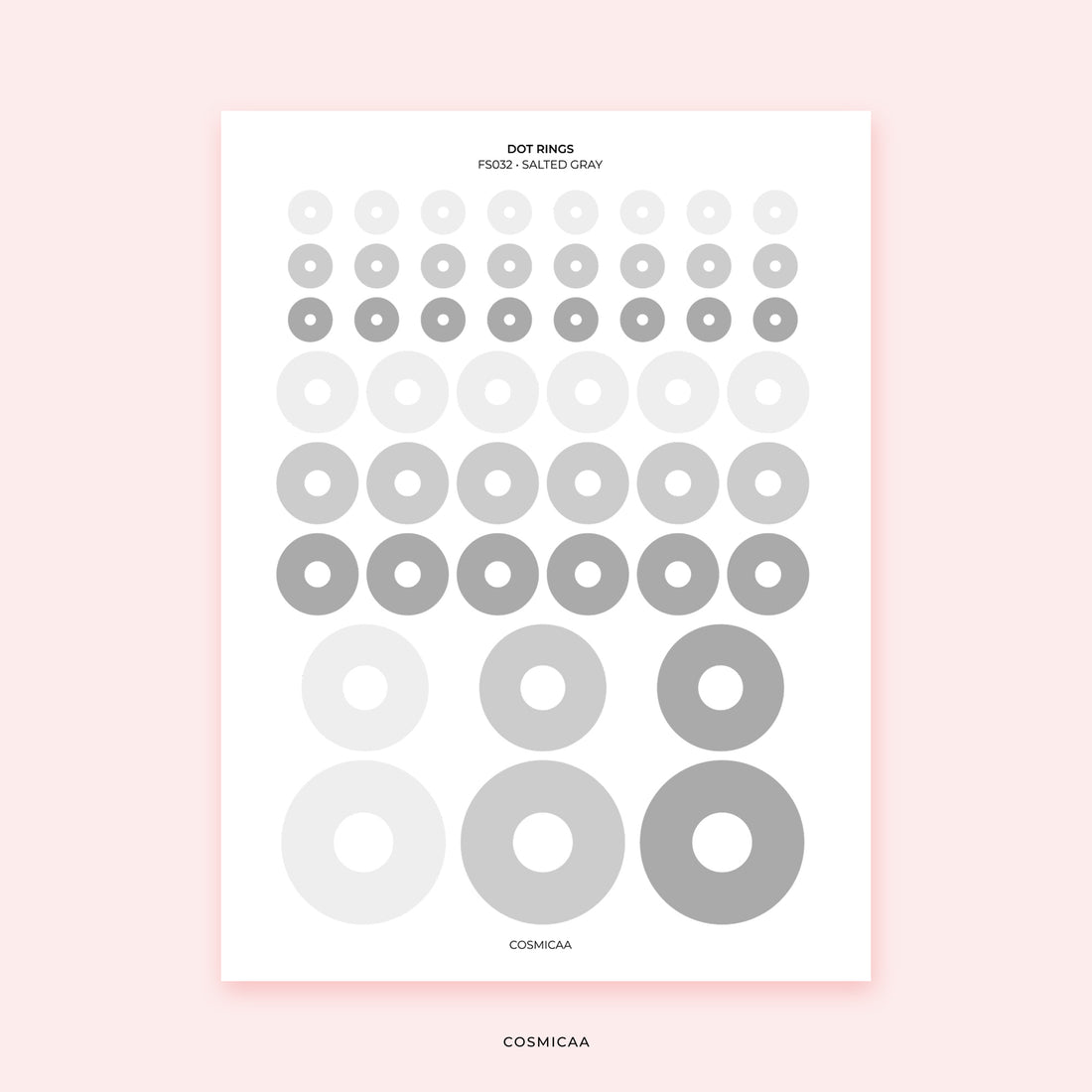 Dots and Rings - Planner stickers