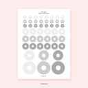 Dots and Rings - Planner stickers