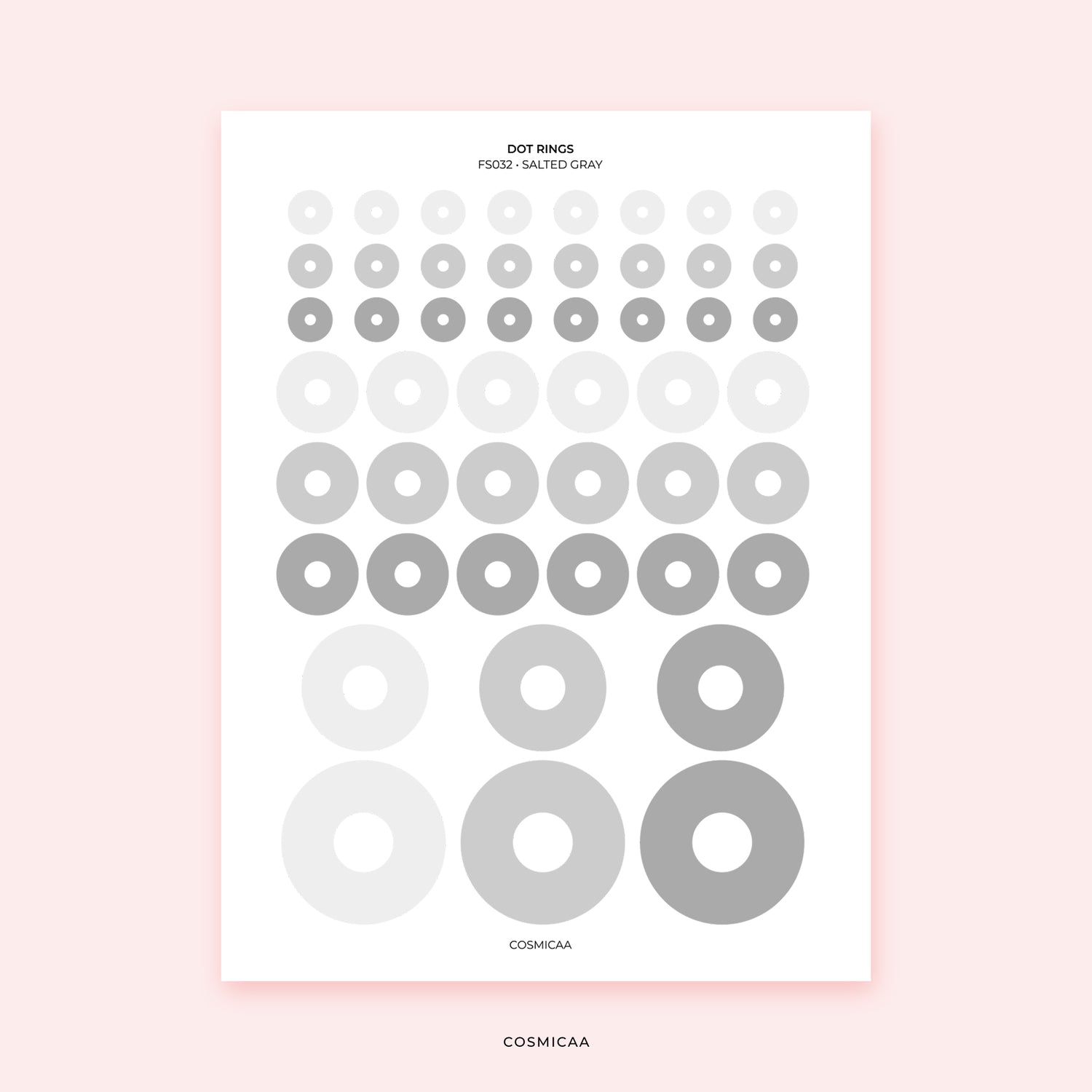 Dots and Rings - Planner stickers