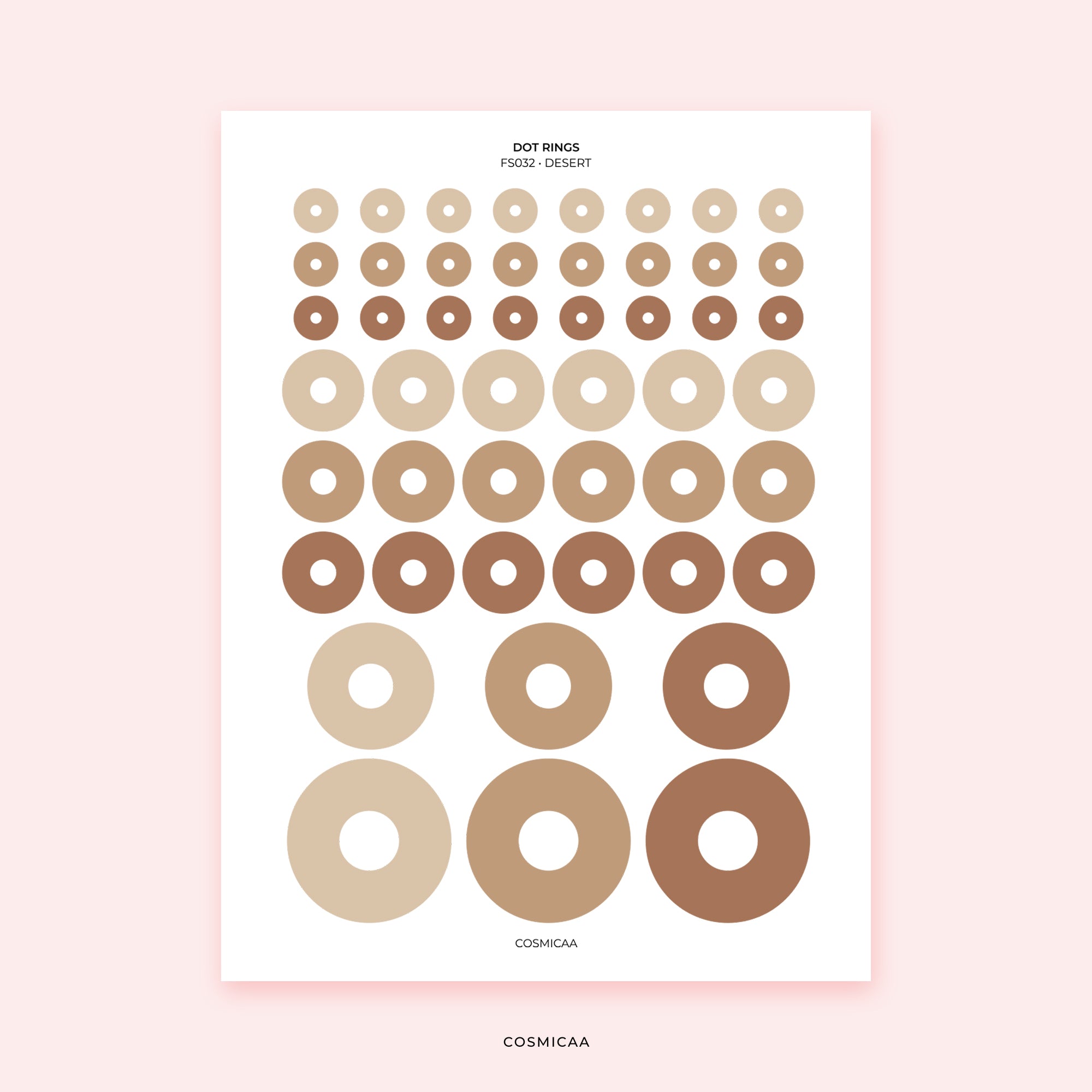 Dots and Rings - Planner stickers