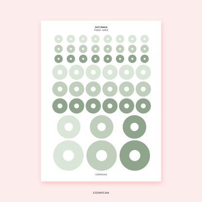 Dots and Rings - Planner stickers