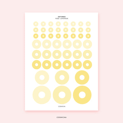 Dots and Rings - Planner stickers