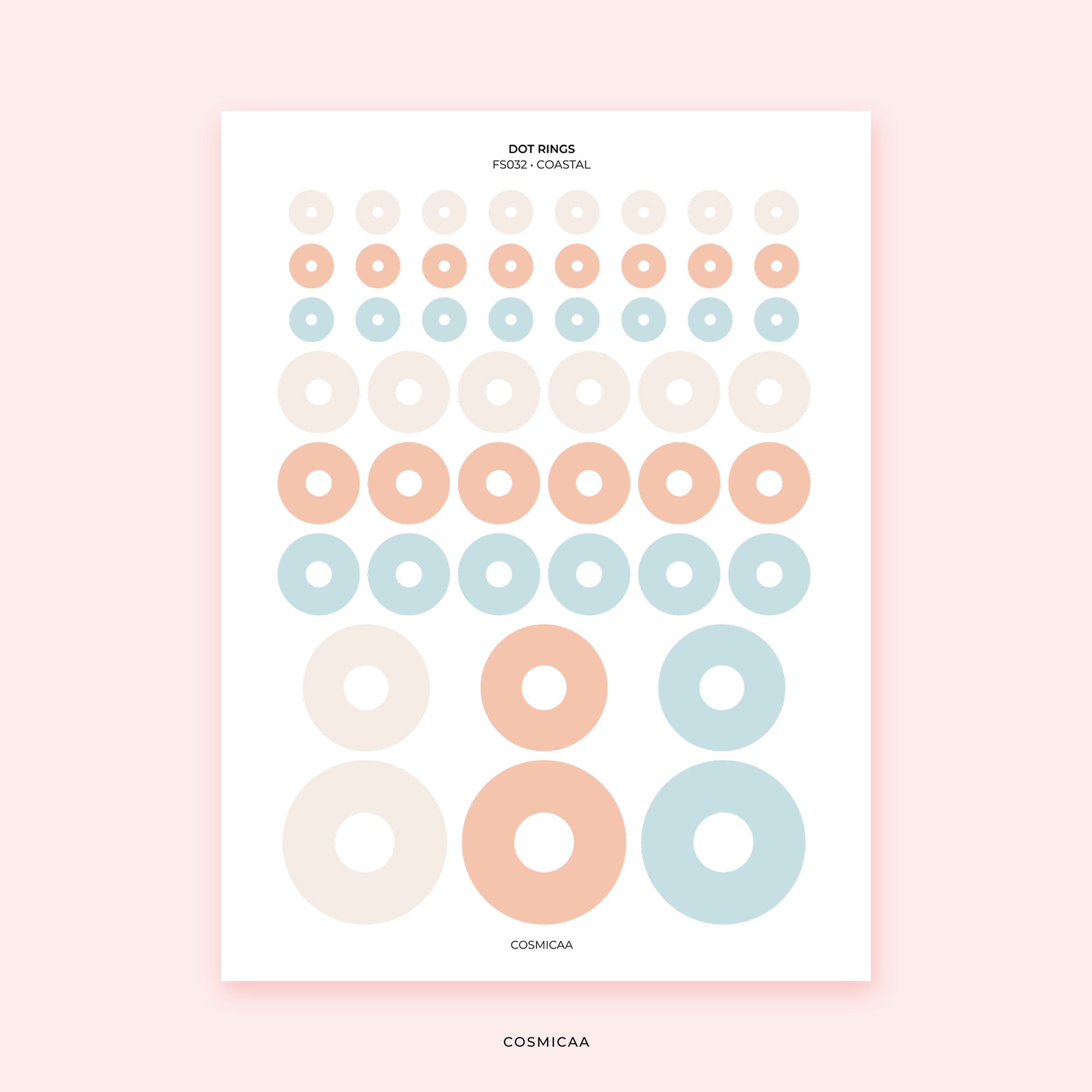 Dots and Rings - Planner stickers