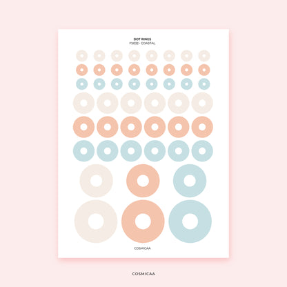 Dots and Rings - Planner stickers